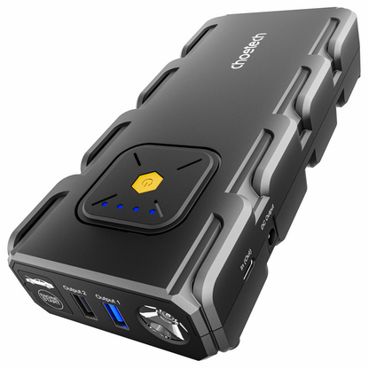 CHOETECH 16000mAh car jump starter front view