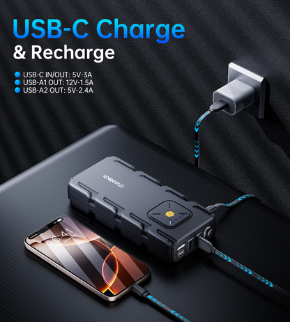 CHOETECH jump starter battery clamps
