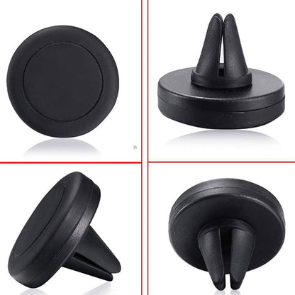 Silver Magnetic Air Vent Phone Mount for Cars - Secure & Convenient - AutoTech