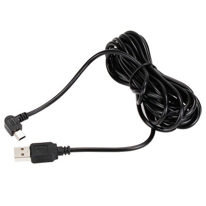 Dash Cam Mini USB Right Angle Charging Cable 3.5m