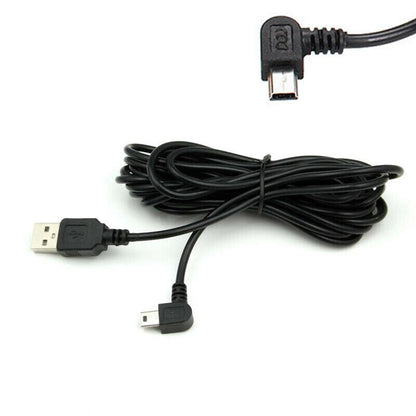 Dash Cam Mini USB Right Angle Charging Cable 3.5m