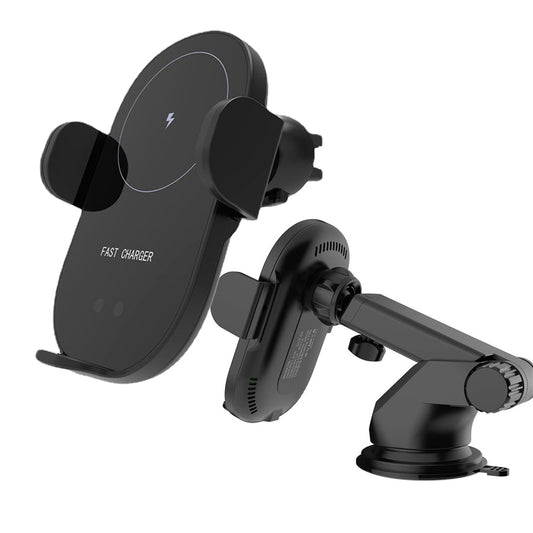 15W Auto-Clamp Wireless Car Charger & Phone Holder