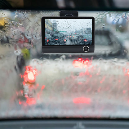 Triple Lens Dash Cam – 1080P HD Front, Cabin & Rear with 4-Inch Touch Screen