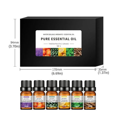 Essential oil set with aroma diffuser