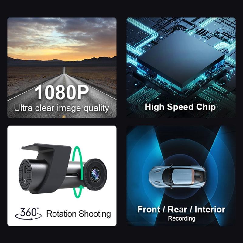 360 Degree Dual Camera Car Wifi Driving Recorder - Enhanced Safety & Security - AutoGuard
