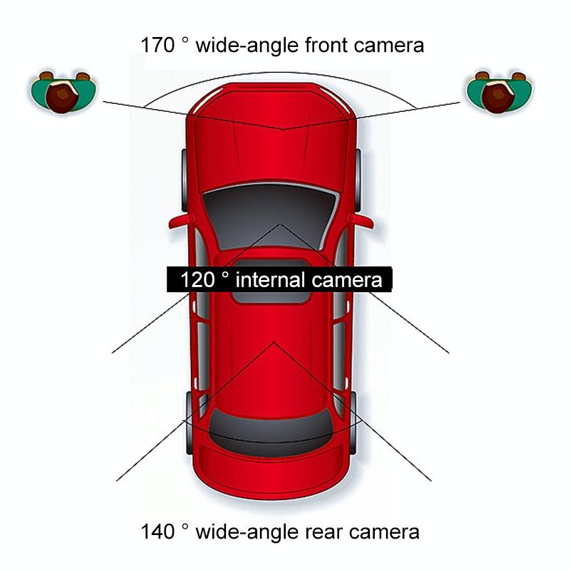 HD 1080p Car DVR Dash Cam | Night Vision | 170 Degree Wide Angle - AutoGuard