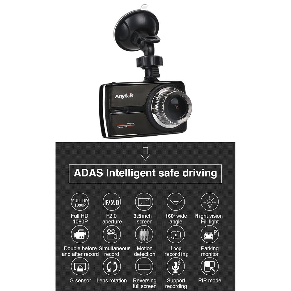 Full HD Car Dvr with Night Vision and Adas - DriveGuard