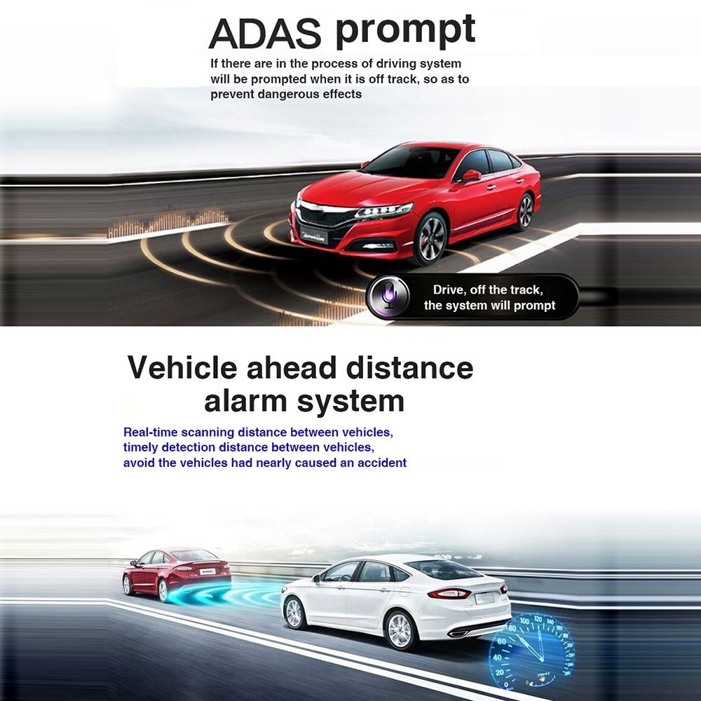 Full HD Car Dvr with Night Vision and Adas - DriveGuard