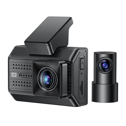 KM15 4K Dual Dash Cam – Front & Rear Recording, Night Vision, G-Sensor, WiFi App Control