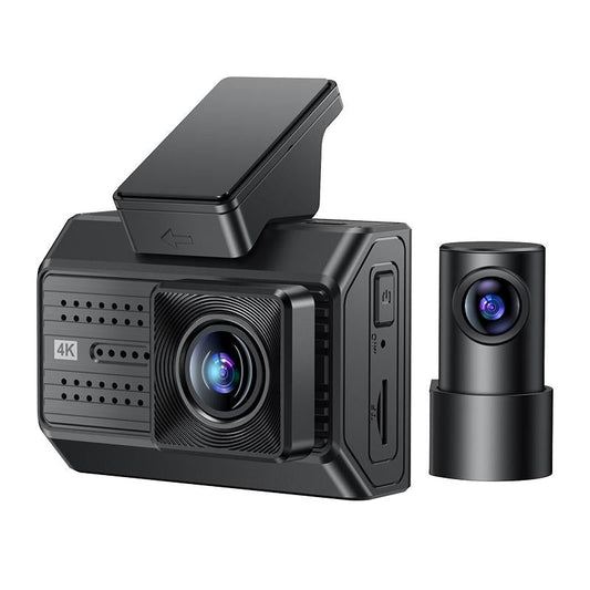 KM15 4K Dual Dash Cam – Front & Rear Recording, Night Vision, G-Sensor, WiFi App Control