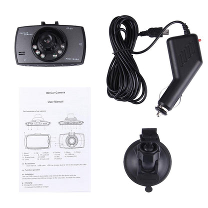 480p Car DVR Camera Dash Cam | Wide Angle View | Night Vision - AutoGuard