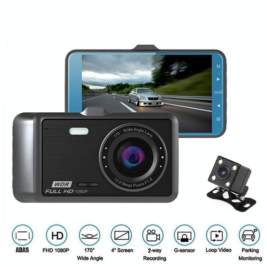 HD 1080p Dual Camera Car Recorder Dash Cam - Enhanced Safety & Security - AutoGuard
