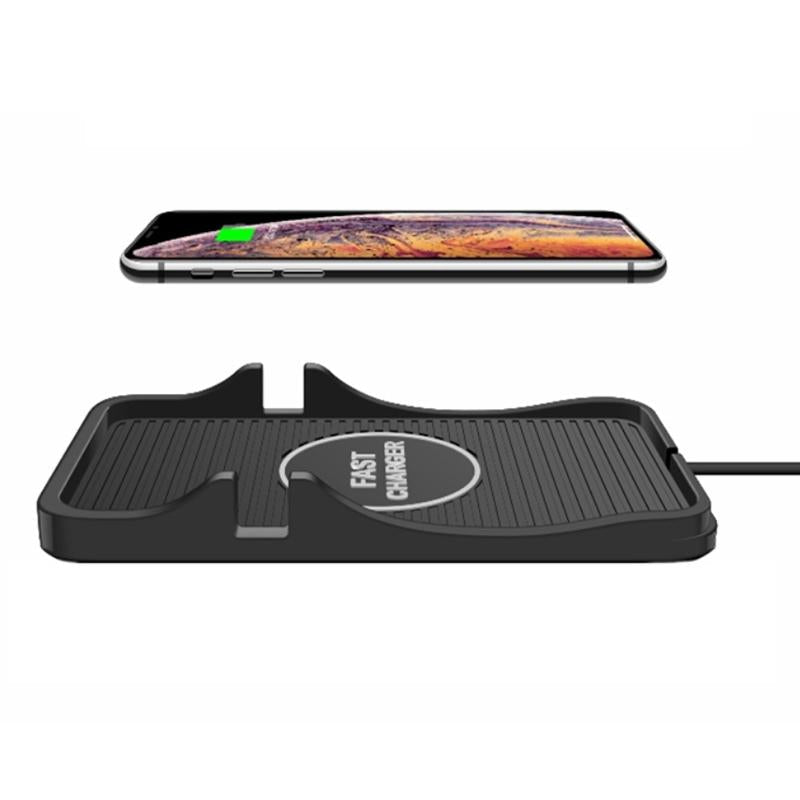 15W Wireless Car Charger Pad – For Apple & Android | Safe Fast Charging
