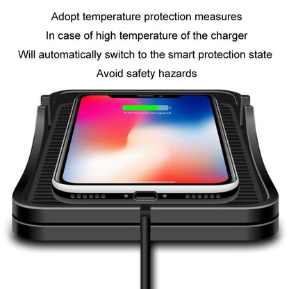 15W Wireless Car Charger Pad – For Apple & Android | Safe Fast Charging