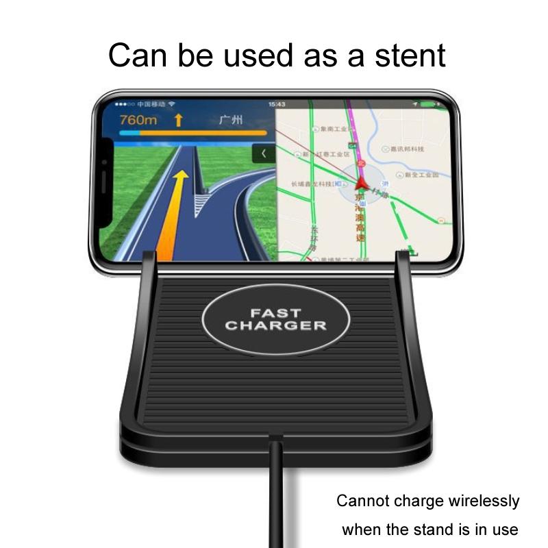 15W Wireless Car Charger Pad – For Apple & Android | Safe Fast Charging