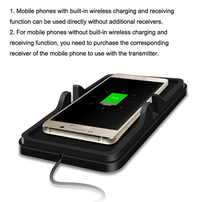 15W Wireless Car Charger & Anti-Slip Phone Pad – Fast Charge & Secure Hold