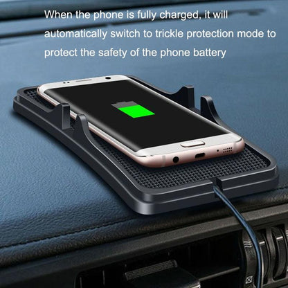 15W Wireless Car Charger & Anti-Slip Phone Pad – Fast Charge & Secure Hold