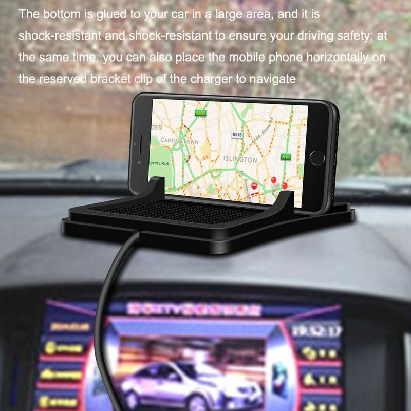 15W Wireless Car Charger & Anti-Slip Phone Pad – Fast Charge & Secure Hold