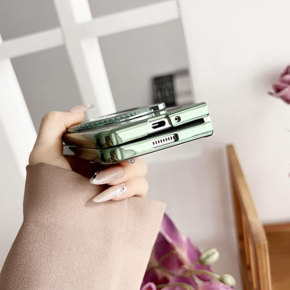 Shockproof MagSafe Rotating Case for Samsung Galaxy Z Fold4 – Silver