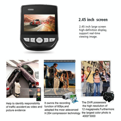 A305 Full HD 1080P Dash Cam | WiFi, 170° Wide Angle, G-Sensor