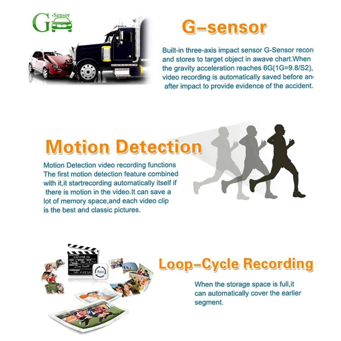 A305 Full HD 1080P Dash Cam | WiFi, 170° Wide Angle, G-Sensor