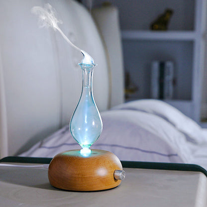 Oscar Nebulising Diffuser, Waterless, Glass and Wood