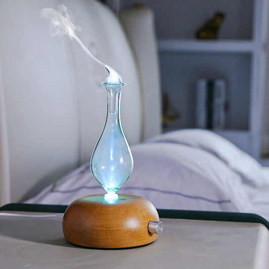 Oscar Nebulising Diffuser, Waterless, Glass and Wood