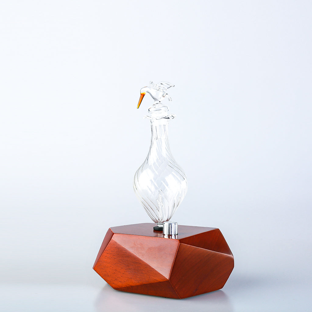 Diamond Bird Nebulising Diffuser, Waterless, Glass and Wood