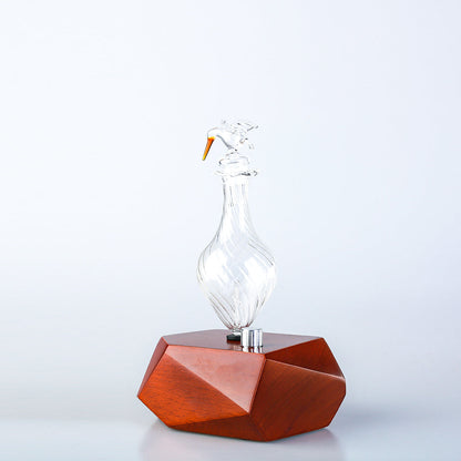 Diamond Bird Nebulising Diffuser, Waterless, Glass and Wood