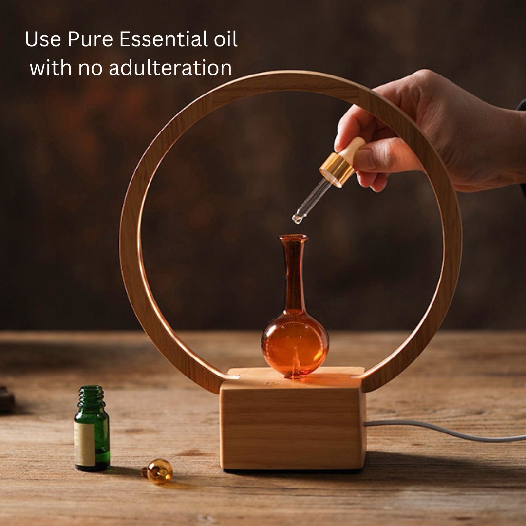 LUNA Nebulising Diffuser with Ring Light, Waterless