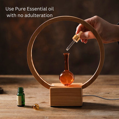 LUNA Nebulising Diffuser with Ring Light, Waterless
