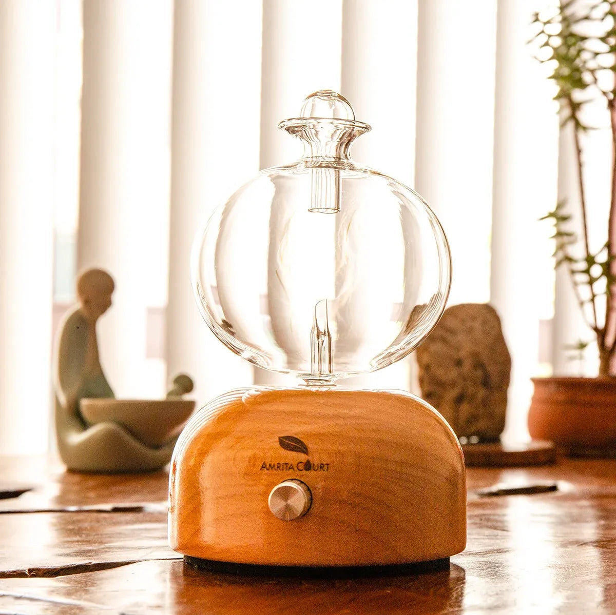 Oscar High Nebulising Diffuser, Wood, Waterless