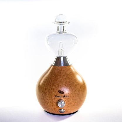Hour Glass Nebulising Diffuser, Wood, Waterless