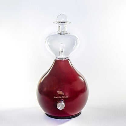 Hour Glass Nebulising Diffuser, Red, Waterless