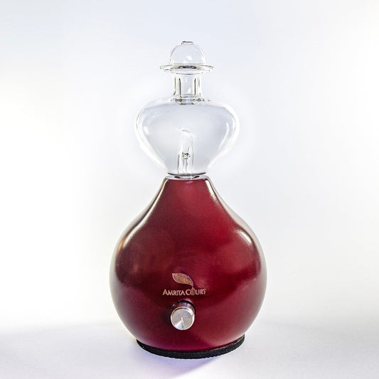 Hour Glass Nebulising Diffuser, Red, Waterless