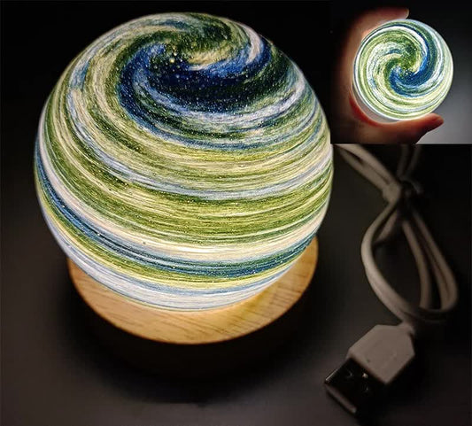 Aurora LED Planet Night Light | USB Rechargeable | Cosmic Atmosphere - StarryNights