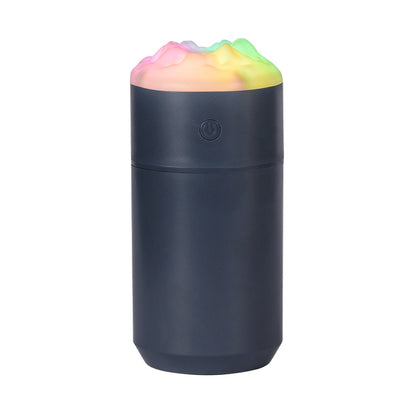 Portable 350ML LED Desk Humidifier – Silent Cool Mist with Colorful Lights for Home, Office & Car