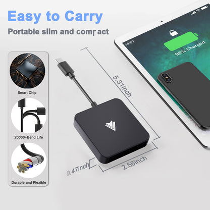 Wireless Android Auto Adapter | Bluetooth 5.0 & 5G WiFi - AutoTech