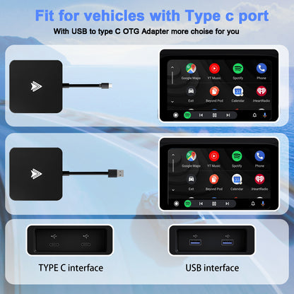 Wireless Android Auto Adapter | Bluetooth 5.0 & 5G WiFi - AutoTech