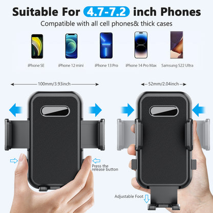 ML-239 Adjustable Car Phone Holder – Universal Suction Mount for Dashboard & Windscreen