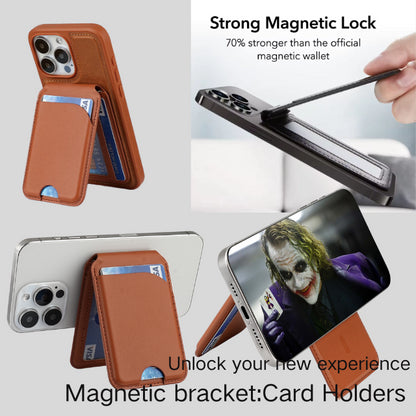 iPhone MagSafe Wallet - Dark Blue PU Leather Card Holder