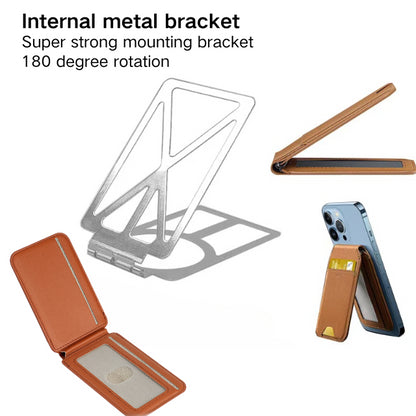 iPhone MagSafe Wallet | PU Leather Card Holder - TechGear