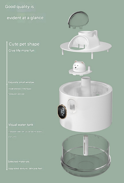 Green Astronaut Humidifier with LED Night Light, Whisper Quiet for Bedroom