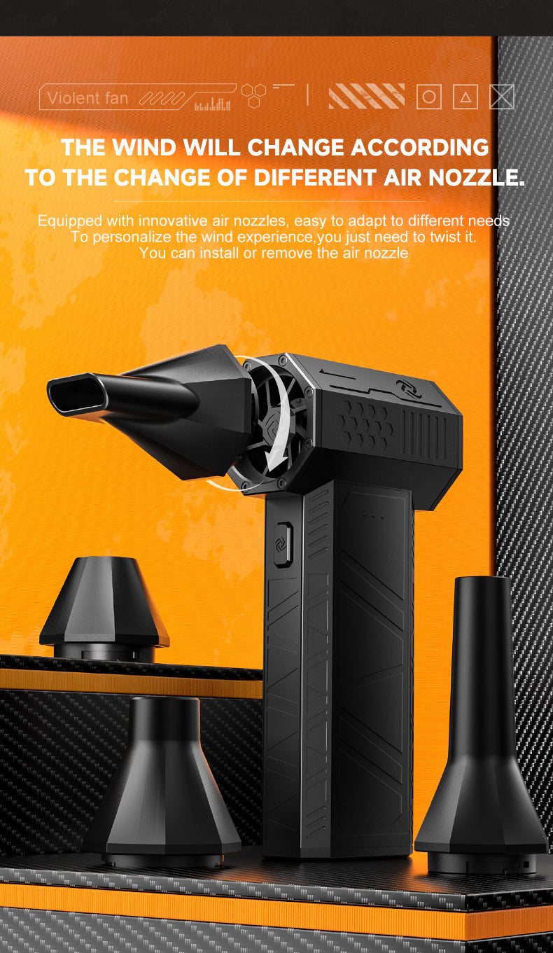 Portable Air Blower – Cordless Mini Air Duster for Computer, Car & Inflatables