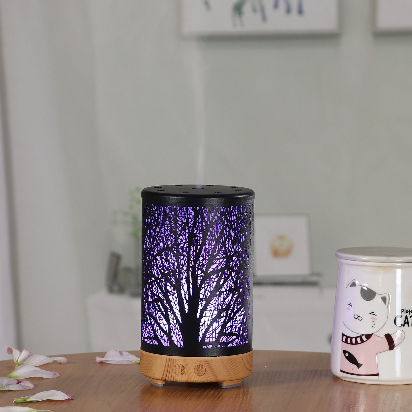 Forest Design Aroma Diffuser 100ml, Coffee Iron, 7 Colour LED
