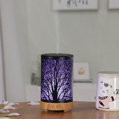 Forest Design Aroma Diffuser 100ml, Coffee Iron, 7 Colour LED