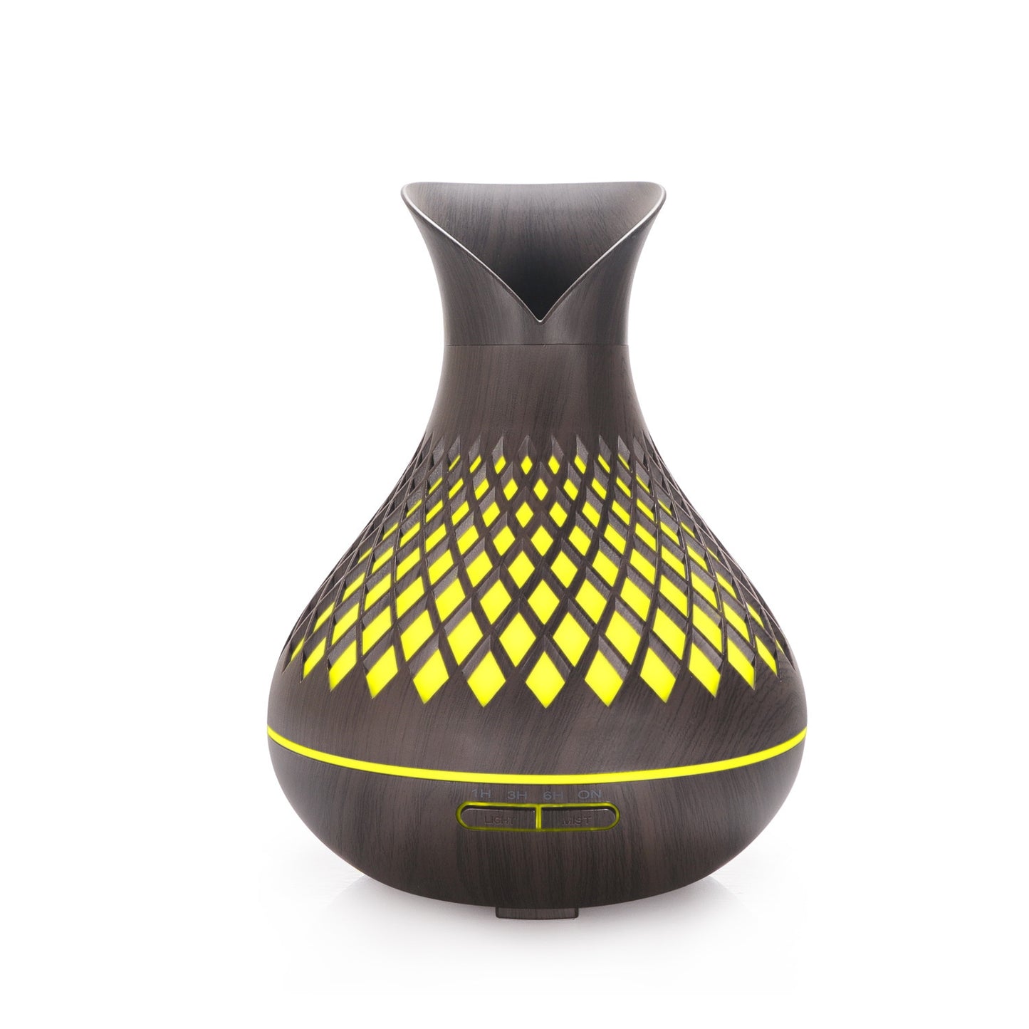 Wood Grain Aroma Diffuser 500ml, Dark Woodgrain, Lattice