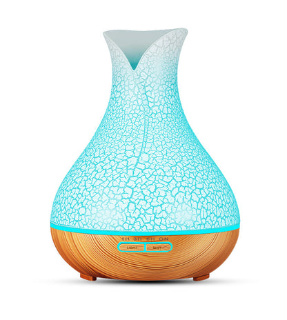 Wood Grain Aroma Diffuser 500ml, Blue Crack Finish, Lattice