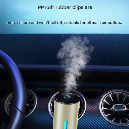 Car vent aroma diffuser in use