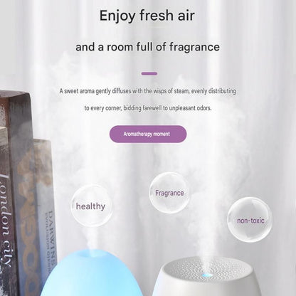 Bud Shaped Aroma Diffuser 150ml, White, with Night Light